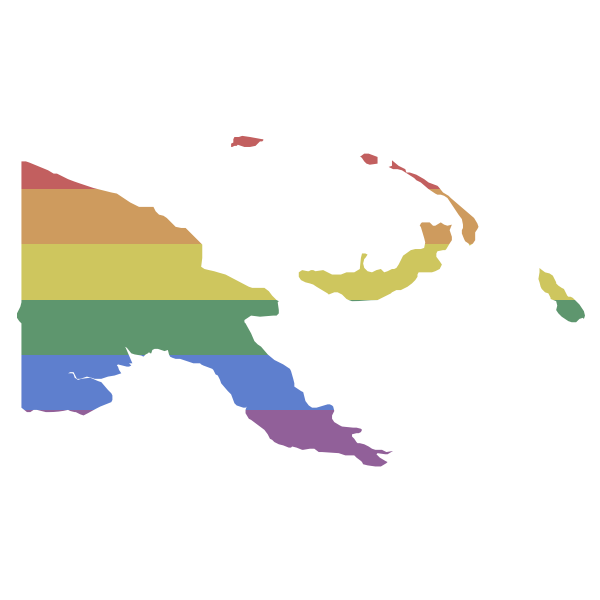 LGBT Papua New Guinea Flag