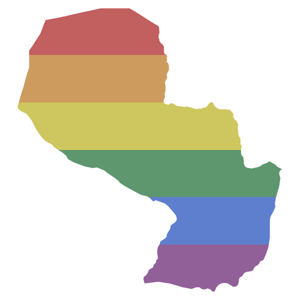 LGBT Paraguay Flag