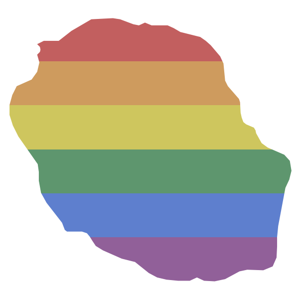 LGBT Réunion Flag
