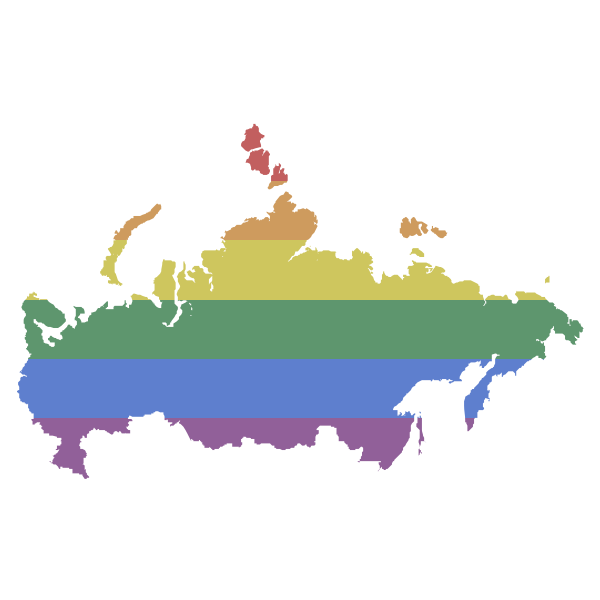 LGBT Russia Flag