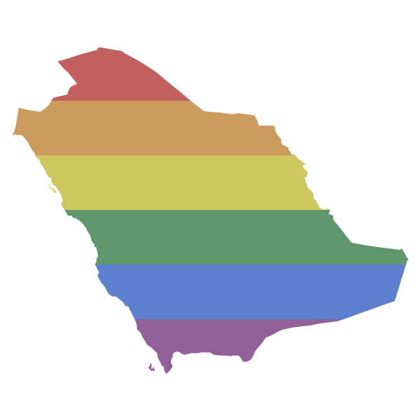 LGBT Saudi Arabia Flag