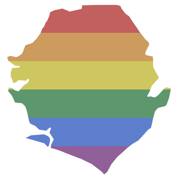 LGBT Sierra Leone Flag