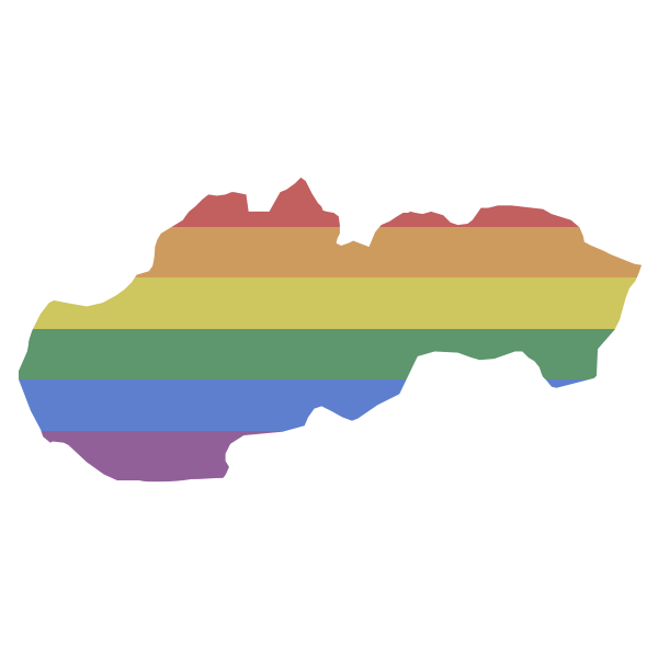 LGBT Slovakia Flag