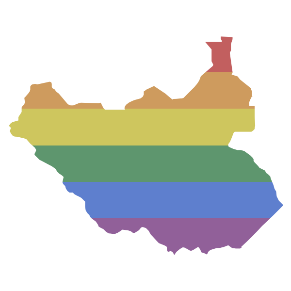 LGBT South Sudan Flag