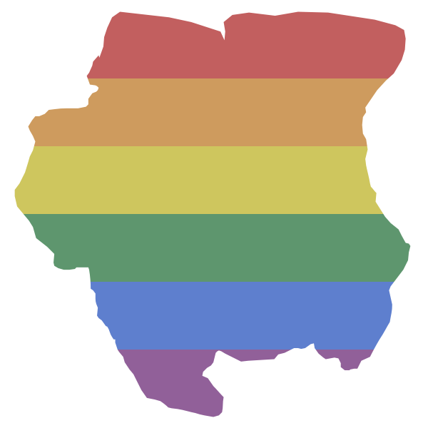 LGBT Suriname Flag