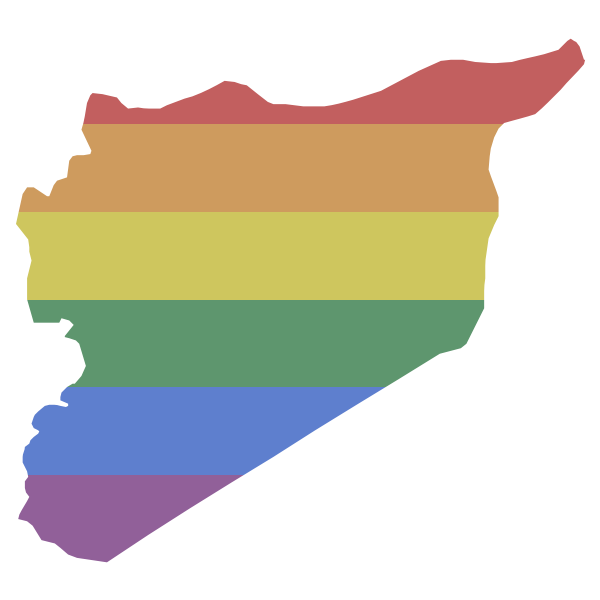 LGBT Syria Flag