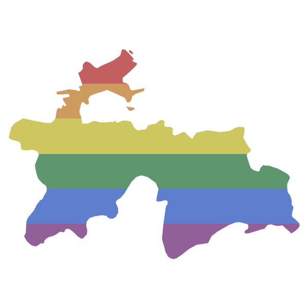 LGBT Tajikistan Flag