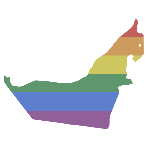 LGBT United Arab Emirates Flag