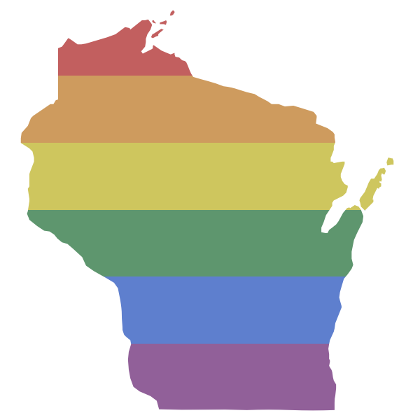 LGBT Wisconsin Flag