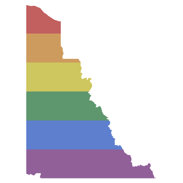 LGBT Yukon Territory Flag